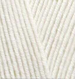 Пряжа ALIZE 'Lanagold' 100гр., 240м (49%шерсть, 51%акрил)(62 молочный)