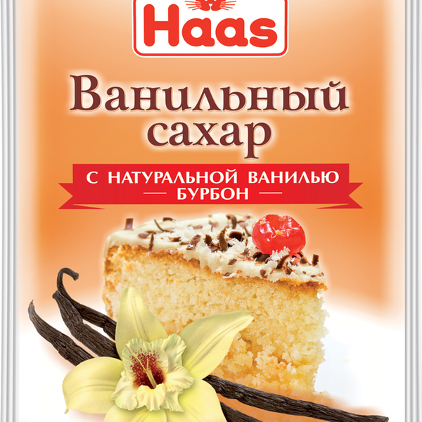 Сахар ванильный HAAS с натуральной ванилью