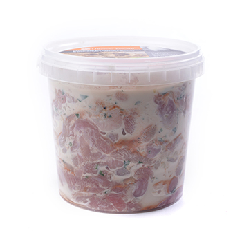 

Шашлык из бедра цыпленка в маринаде с белым вином «Почти готово» 1 кг, ведро Россия