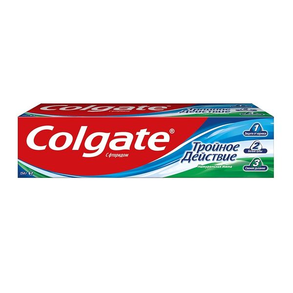 Зубная паста Colgate Тройное действие натуральная мята 100мл