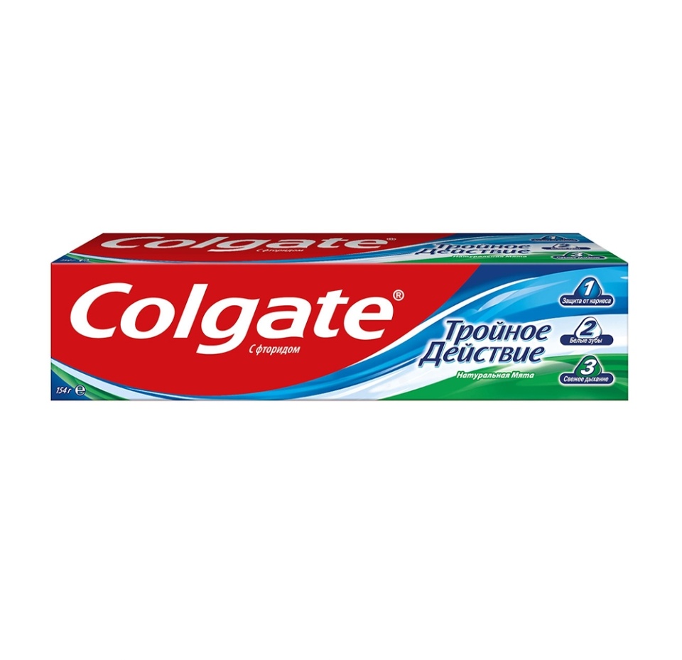 

Зубная паста Colgate Тройное действие натуральная мята 146 г