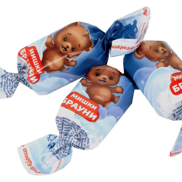 Конфеты шоколадные Сладуница Мишки Брауни