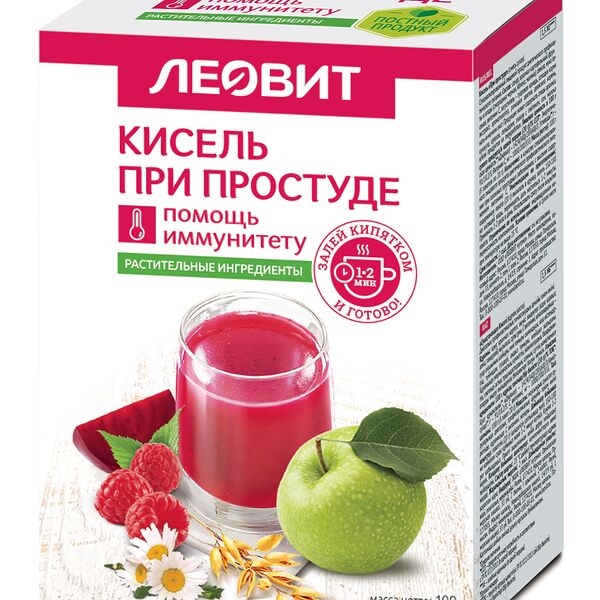 Кисель Леовит При простуде 5 шт. х 20 г