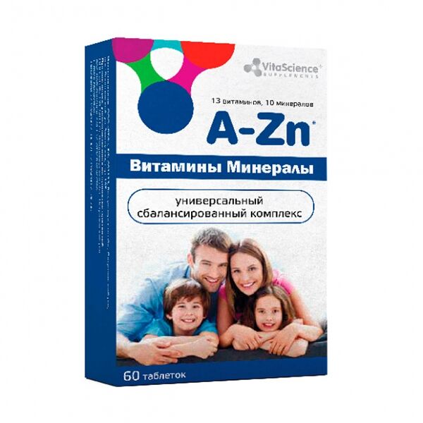ВМК от А до Zn таб.п/о №60 БАД Витасайнс
