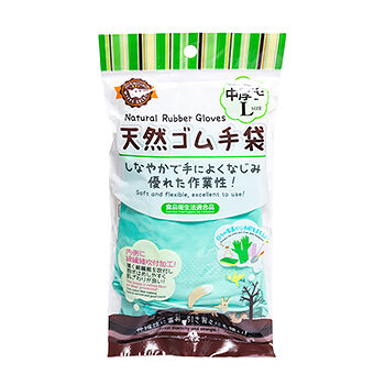 Перчатки Watts хозяйственные резиновые средней толщины зелёные L, 1 пара