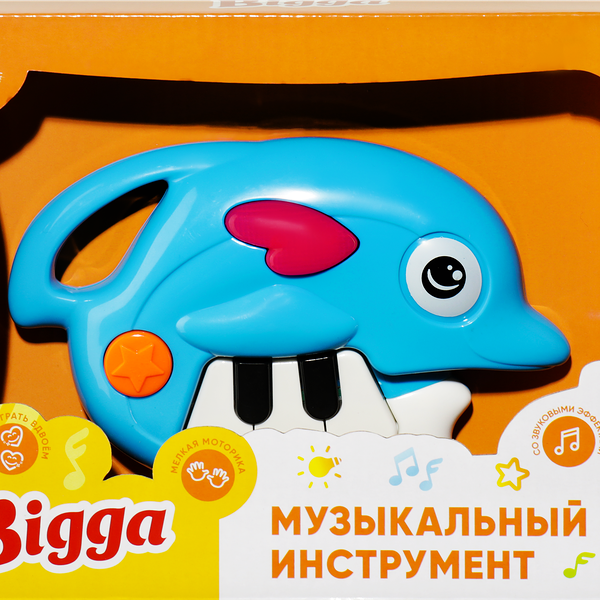 Игрушка BIGGA Музыкальный инструмент со световыми и звуковыми эффектами, Арт. HWNK-740-2