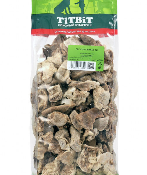 Лакомство Titbit big легкое говяжье для собак