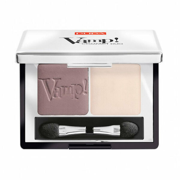 Тени для век Pupa Vamp! Compact Duo Eyeshadow тон 006 Brown vanilla