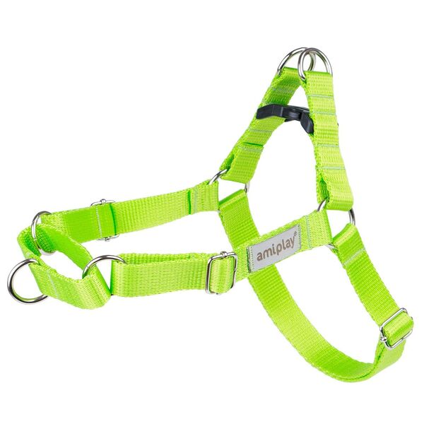 Шлейка регулируемая EASY GO Samba S 30-40[c , d] x 1,5см Зеленый