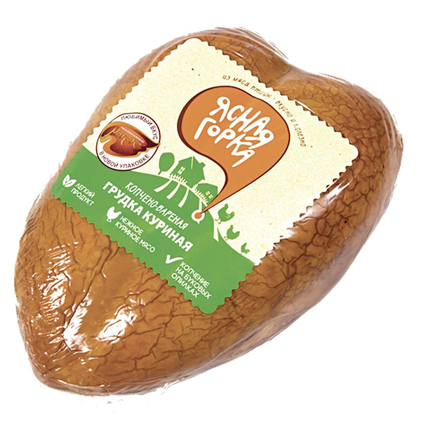 Грудка варено-копченая Ясная горка цыпленка-бройлера