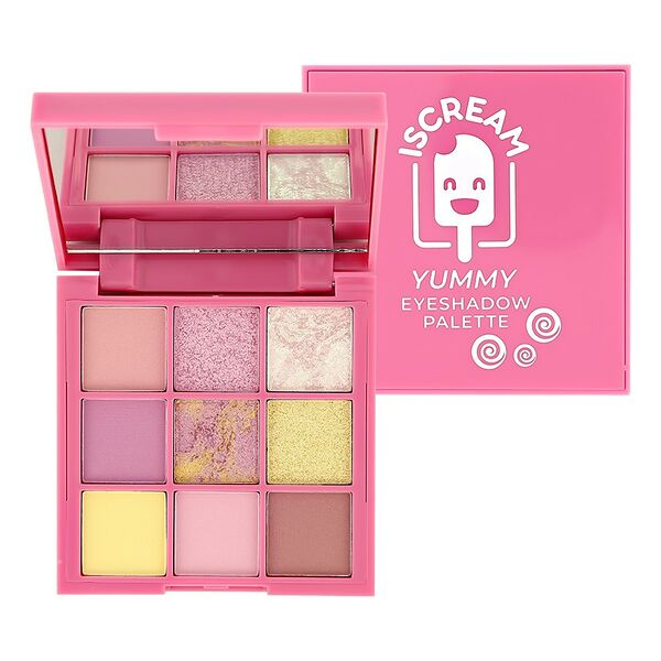 Палетка теней для век `ISCREAM` YUMMY тон 03 peach 7.4 г