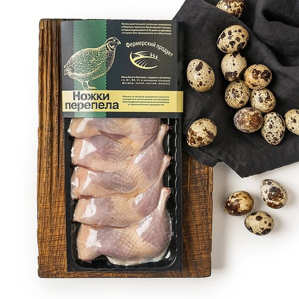 Ножки перепела охлажденные Открытый огонь 250г, Россия