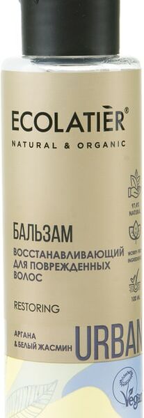Бальзам для волос Ecolatier Восстанавливающий Аргана и Белый жасмин 100мл