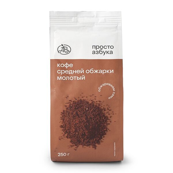 Кофе молотый «Просто Азбука» Everyday Blend для турки 250г, Россия