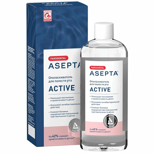 Ополаскиватель для полости рта Асепта Parodontal Active 250 мл