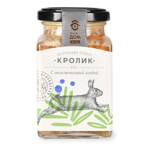 Кролик с можжевеловой ягодой Медовый дом 250 г