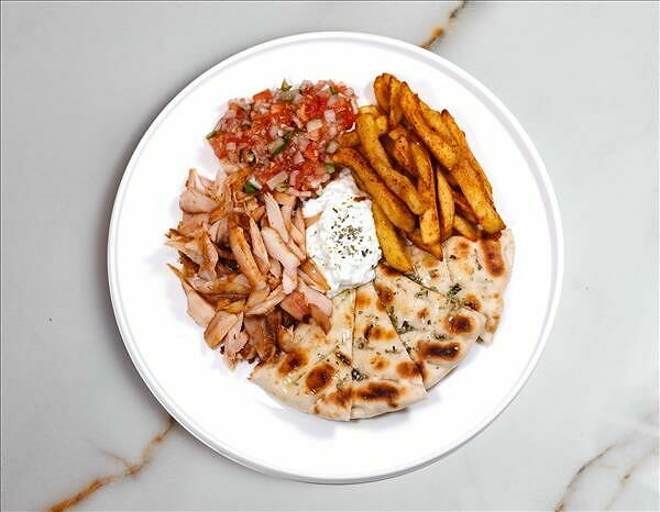 Open с куриной шавермой