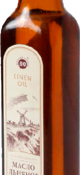 Масло льняное пищевое нераф. Василева слобода 0,25л ст/б