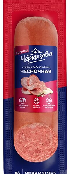 Колбаса Черкизово Чесночная полукопченая 300г