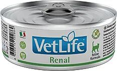 Корм влажный для кошек FARMINA Vet Life Renal при почечной недостаточности паштет