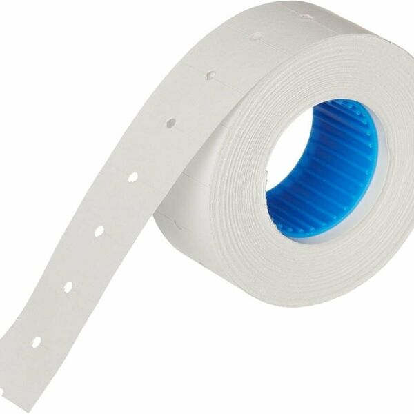 Этикет-лента 21,5х12 белая прям 1000шт/рул 10рул/уп