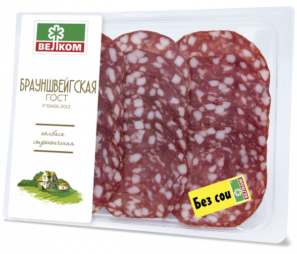 Колбаса сырокопченая 