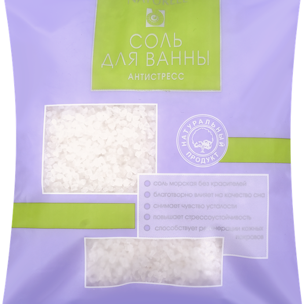 Соль для ванн Naturell антистресс