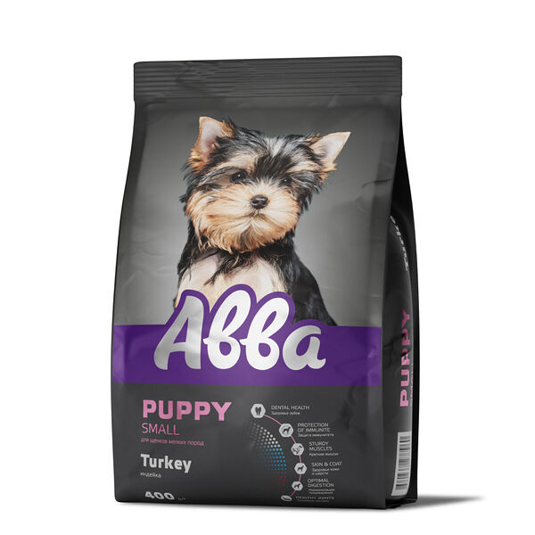 Premium Puppy Сухой корм Aвва для щенков мелких пород, индейка, 400 гр.