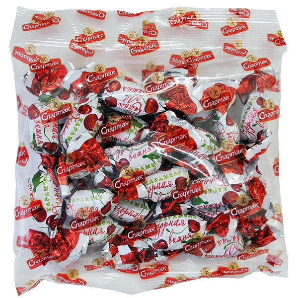 Карамель ОЗОРНАЯ ВИШНЯ б.пар.мет. вес 150г Спастрак