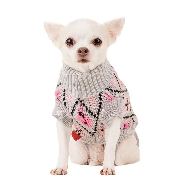 Свитер для собак 20см XS серый (унисекс)
