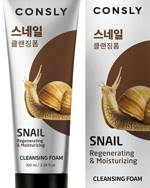 Пенка для умывания Consly восстанавливающая с муцином улитки 100мл