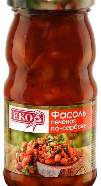 Фасоль Eko печеная по-сербски