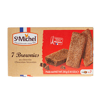 Пирожное St Michel Брауни шоколадное с молочным шоколадом