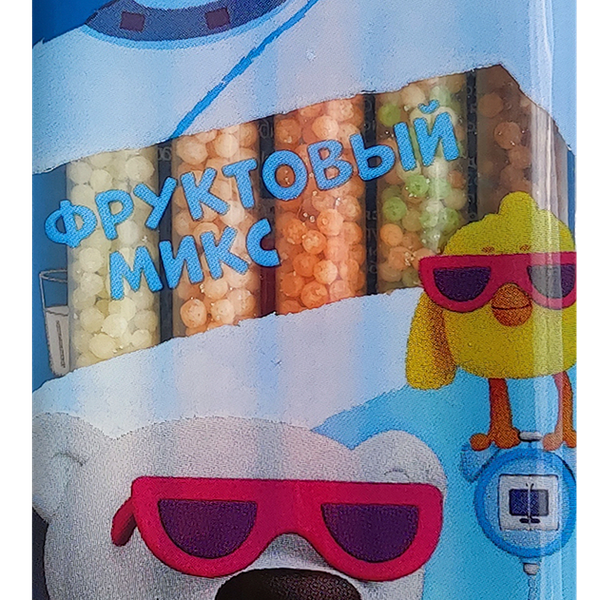 Трубочка для молока МИ-МИ-МИШКИ Фруктовый микс, без змж