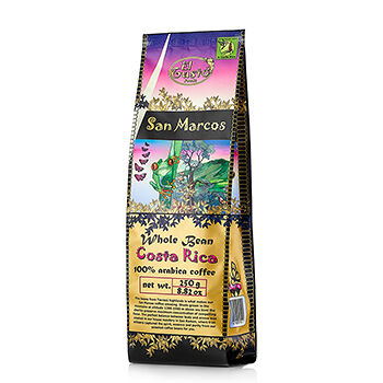 Кофе в зёрнах San Marcos, El Gusto, 250 г, Коста-Рика
