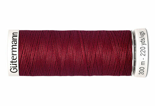 748277 Нить Sew-all для всех материалов, 200м, 100% п/э Gutermann(226 т.брусничный)