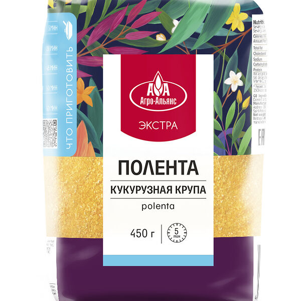 Крупа кукурузная Агро-Альянс Экстра Полента