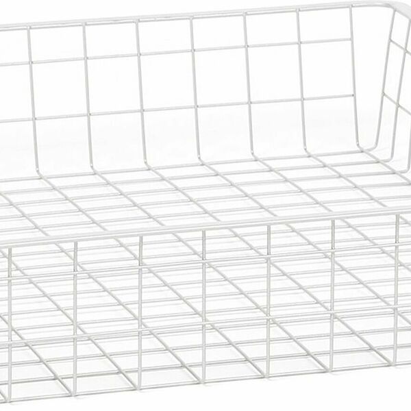 Проволочная корзина Larvij белая 555х410х85 мм
