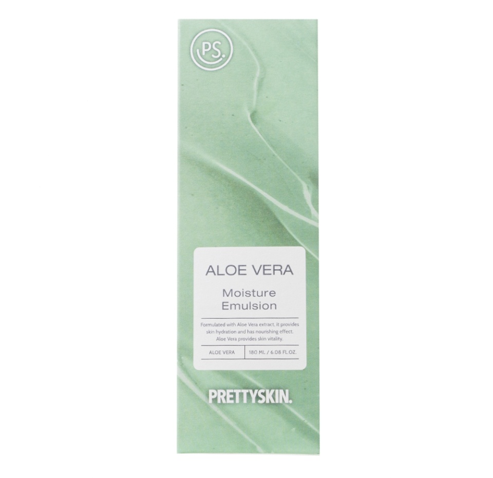 

Эмульсия для лица Prettyskin Aloe Vera с алоэ вера для нормальной и склонной к сухости кожи, 180 мл