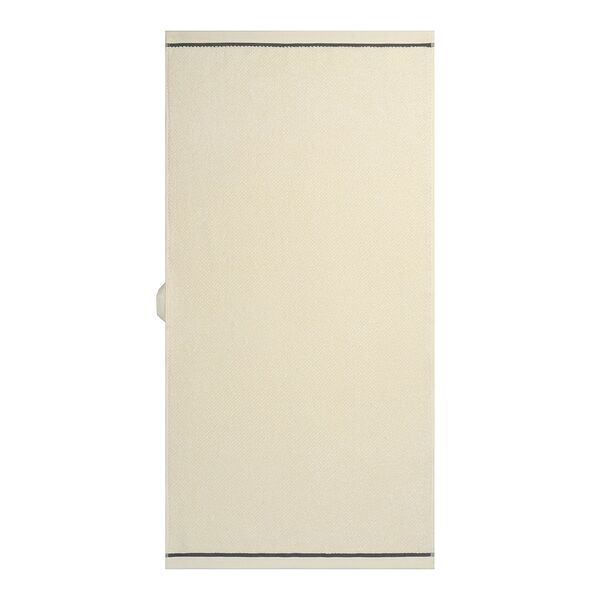 Полотенце махровое ДМ-Текстиль Testura, молочный, хлопок, 50х100 см