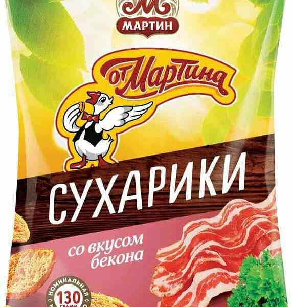 Сухарики От Мартина со вкусом Бекона