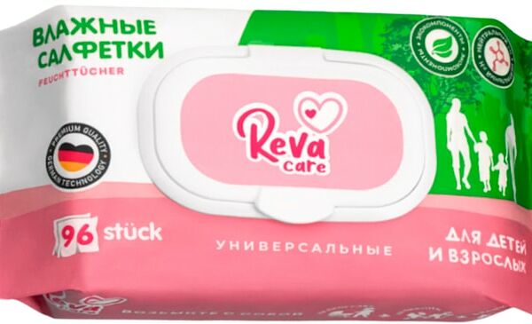 Салфетки влажные MyKiddo Reva Сare универсальные для детей и взрослых 96шт