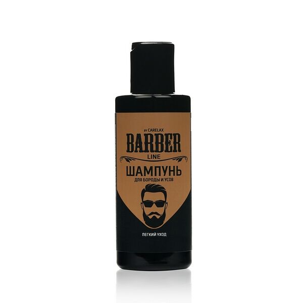 Шампунь для бороды, усов и головы Carelax Barber Line