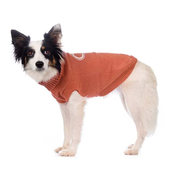 Свитер для собак 45см 2XL оранжевый (унисекс)