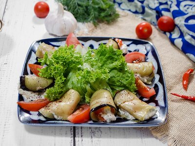 Закуска из баклажанов