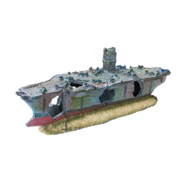 Корабль серый 20*6*8см