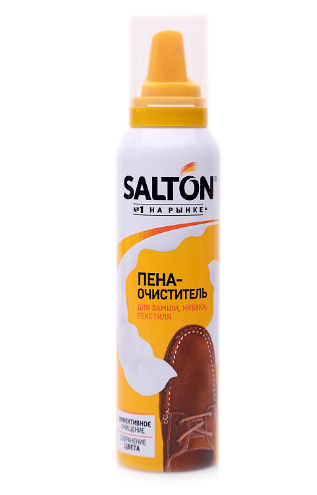 Пена - очиститель для обуви Salton для замши , нубука , текстиля 