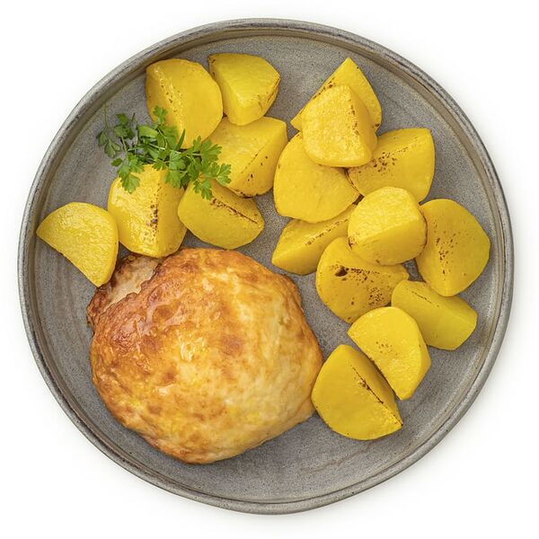 Мясо по-французски Шеф Перекресток с запеченным картофелем 250г