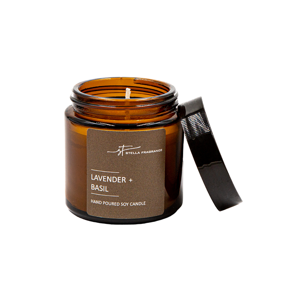 Ароматическая свеча Stella Fragrance Lavender Basil 90 г