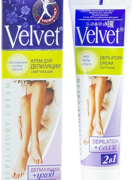 Крем для депиляций Velvet Смягчающий 100мл